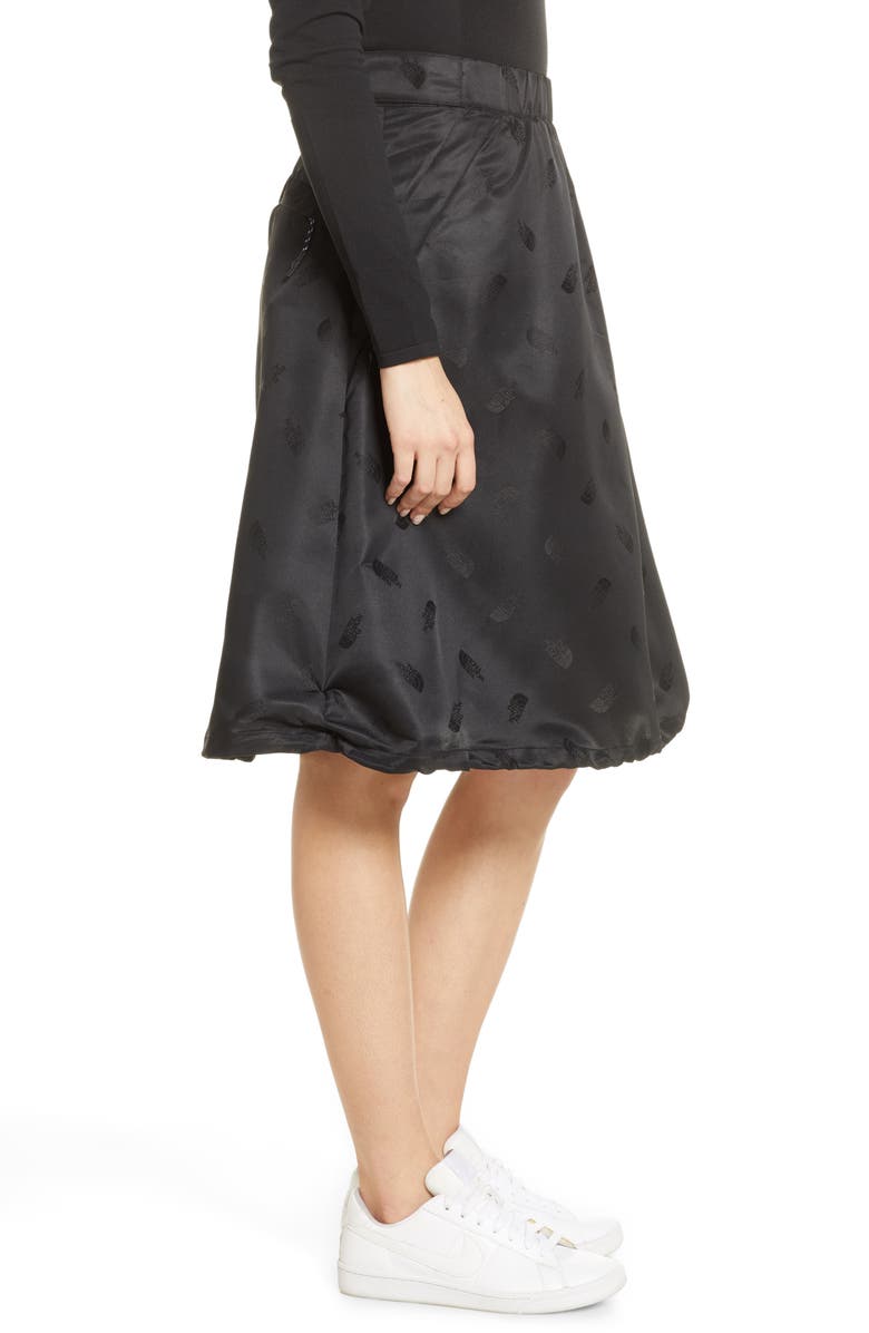 The North Face Black Series Logo Jacquard Skirt, Alternate, color, 