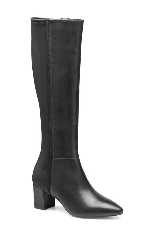 Johnston & Murphy Vicki Knee High Boot In Black