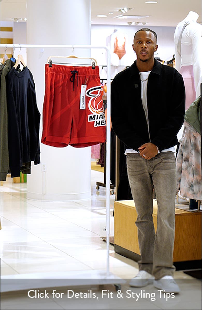 x NBA Miami Heat Mesh Basketball Shorts, sales video thumbnail