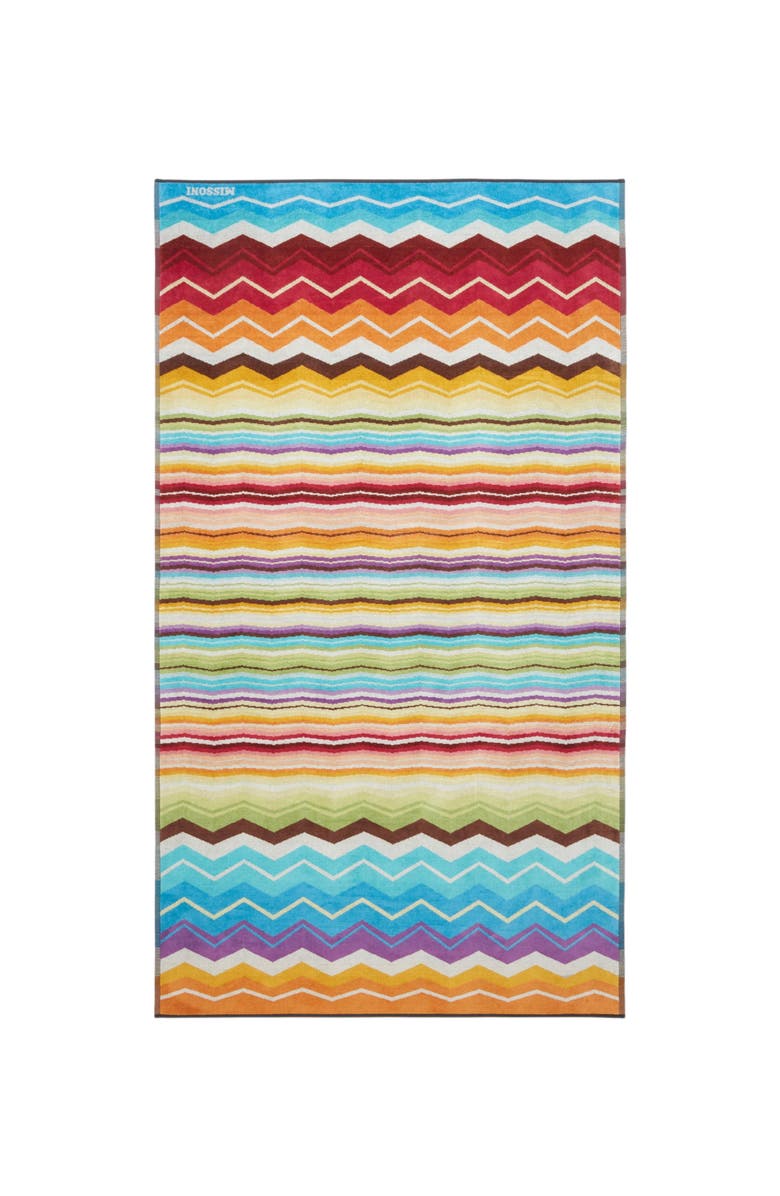 Missoni Home Hugo Beach Towel 100x180, Alternate, color, Orange