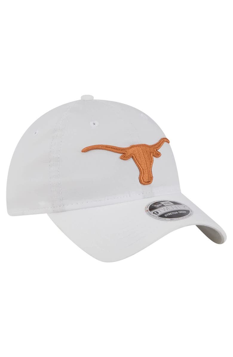 New Era Men's New Era White Texas Longhorns Active Ripstop 9TWENTY Adjustable Hat, Alternate, color, 