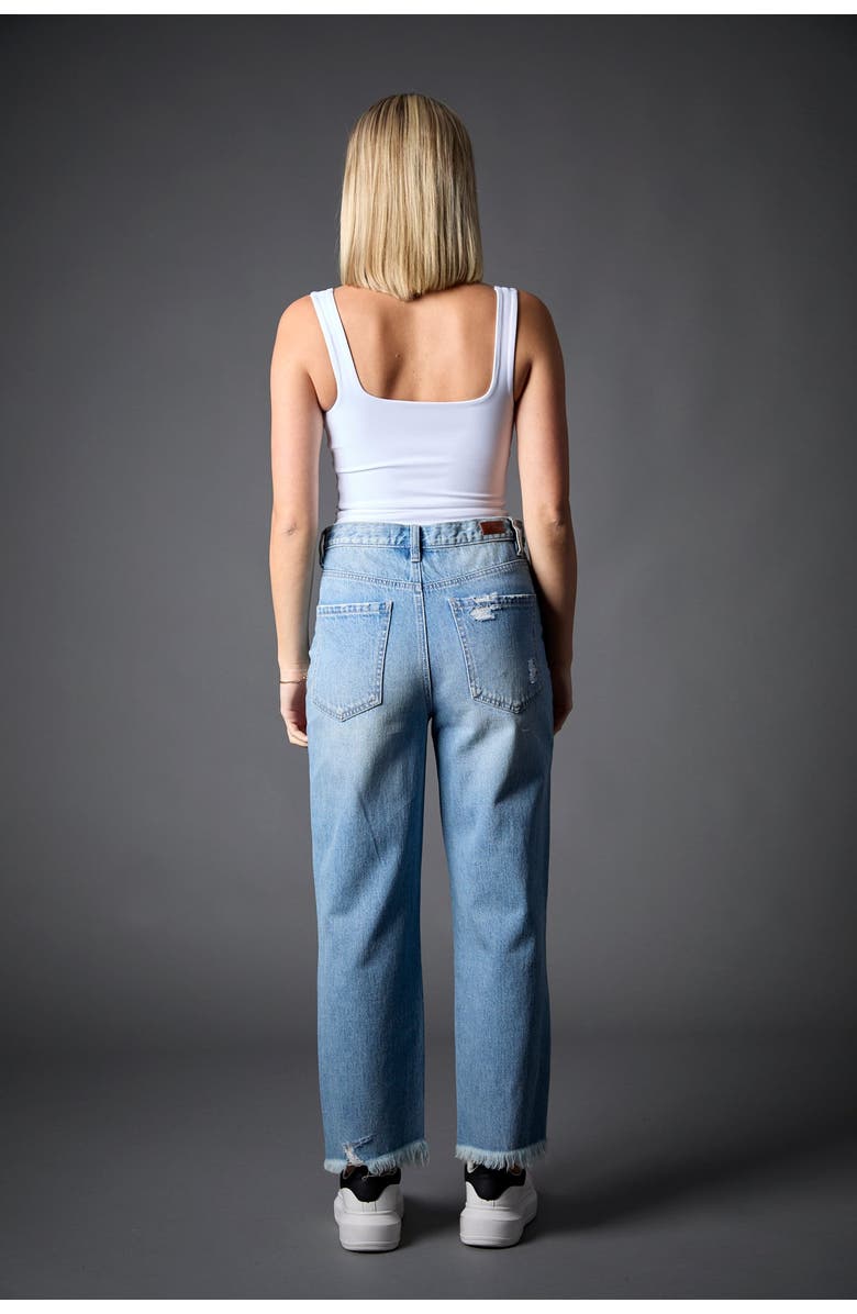 BLUE REVIVAL Paisley Patchwork Straight Leg Jeans, Alternate, color, Miami Patchwork