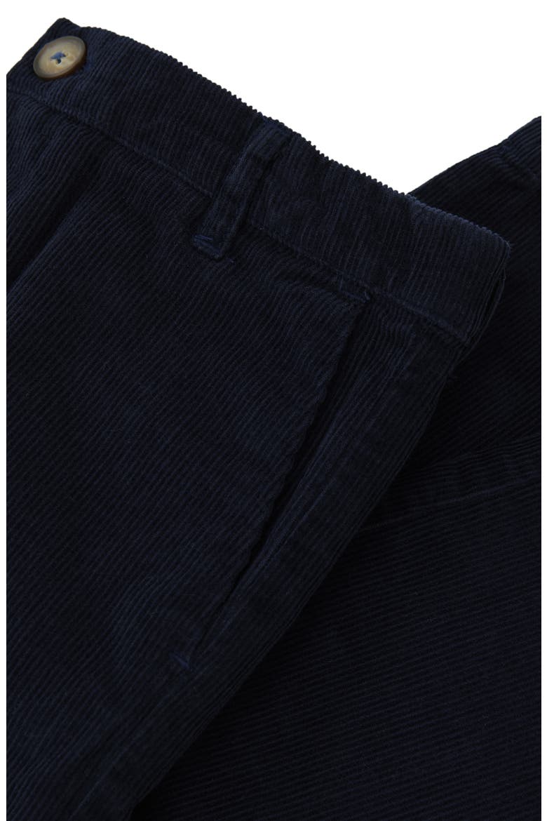 Kids' Banburgh Flat Front Cotton Corduroy Pants, Alternate, color, NAVY