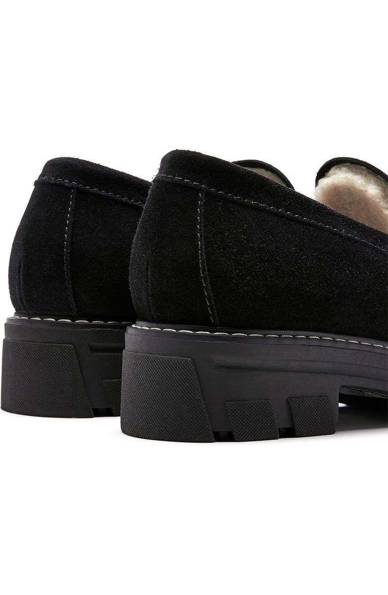 La Canadienne Darcy Genuine Shearling Lined Loafer, Alternate, color,