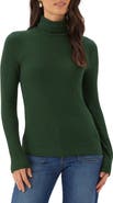 Karen Kane Ribbed Turtleneck Top
