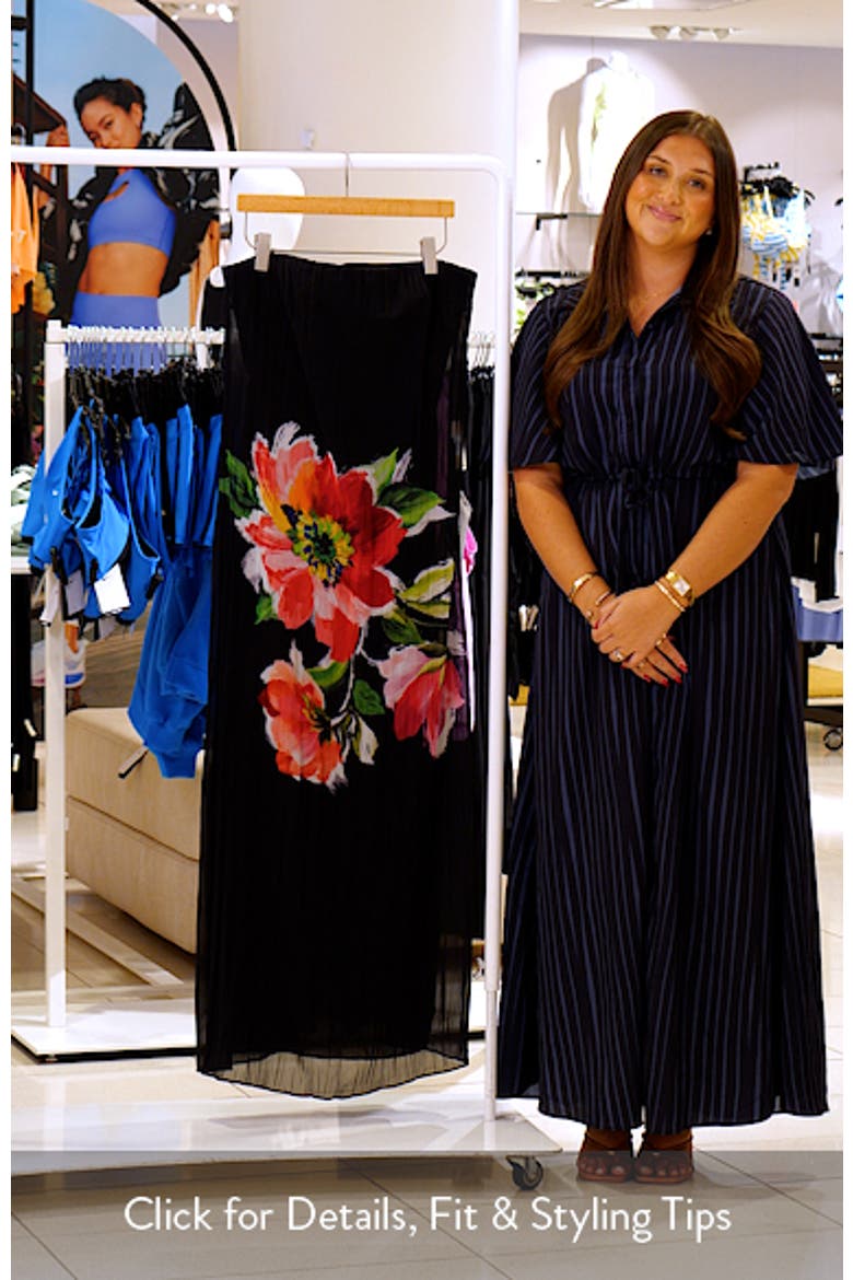 Linda Floral Strapless Gown video