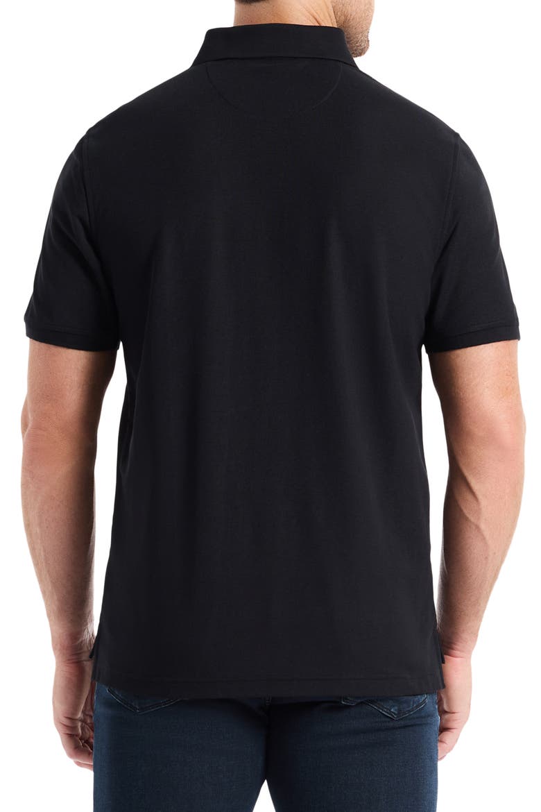 Belvar Knit Polo, Alternate, color, BLACK