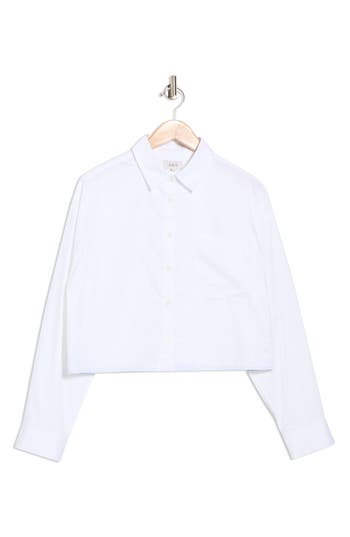 Joe's The Crop Boyfriend Button-up Shirt In Animal Print