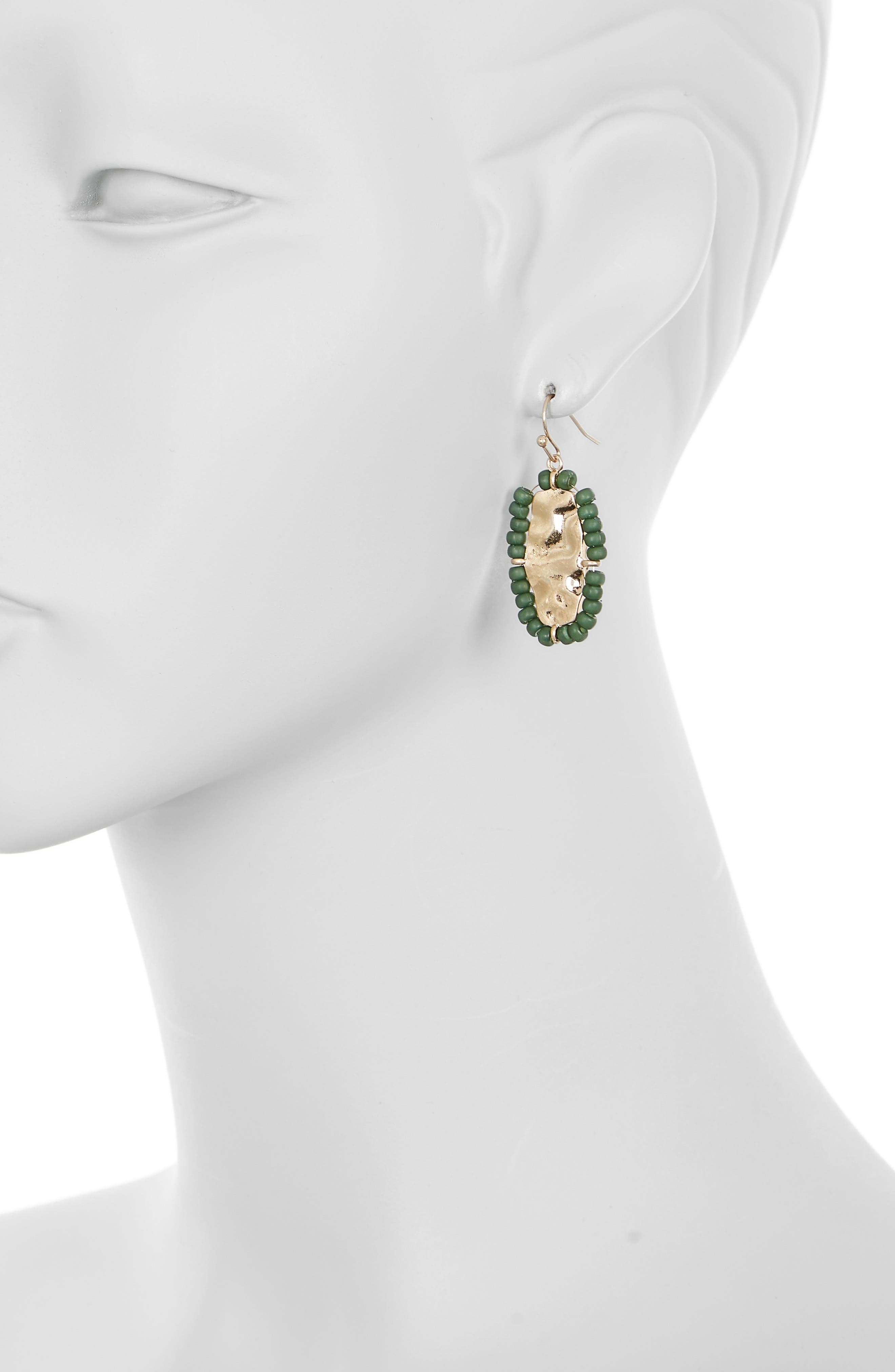 Melrose and Market Molten Coin Bead Drop Earrings (Women) | Nordstromrack