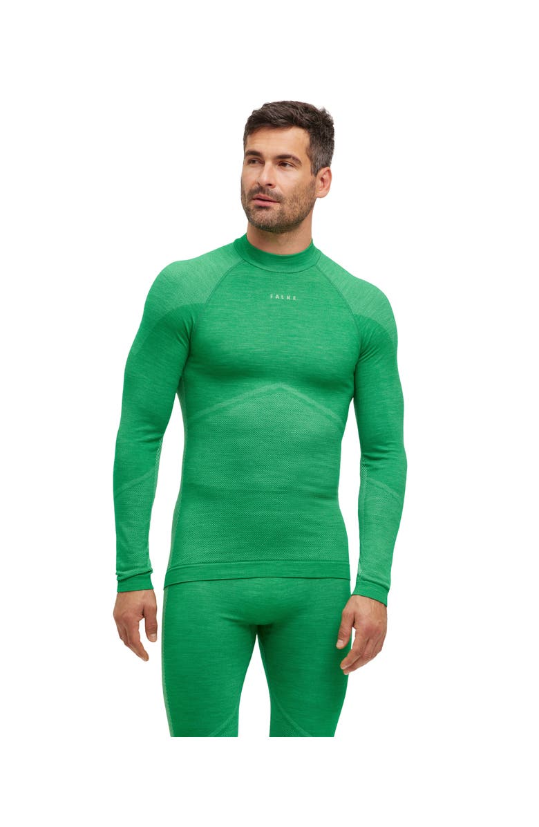 Falke Wool Tech Trend Base Layer Top, Main, color, Grassgreen