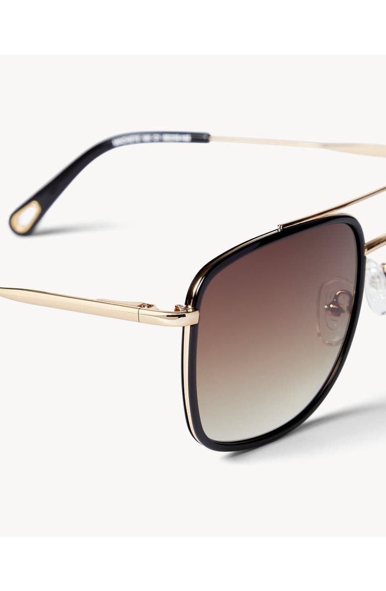 MACHETE Amelia Sunglasses, Alternate, color, Black