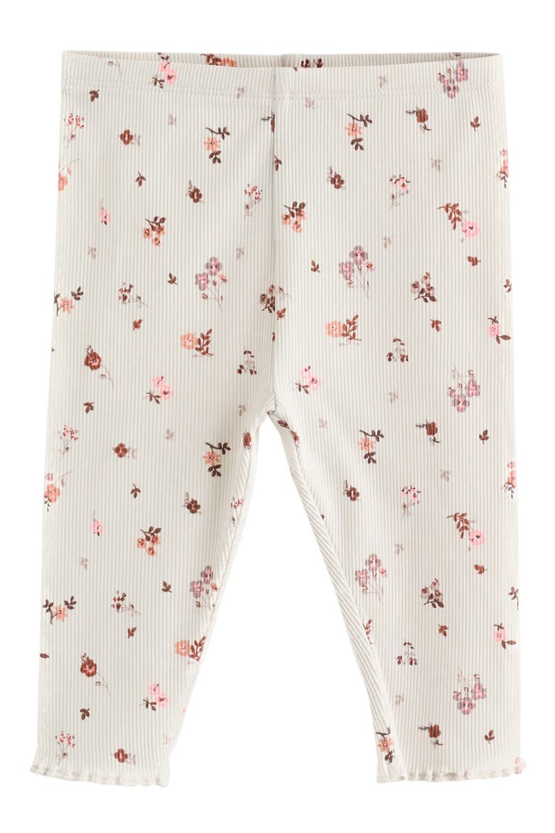 Ditsy Floral Rib Set, Alternate, color, NEUTRAL