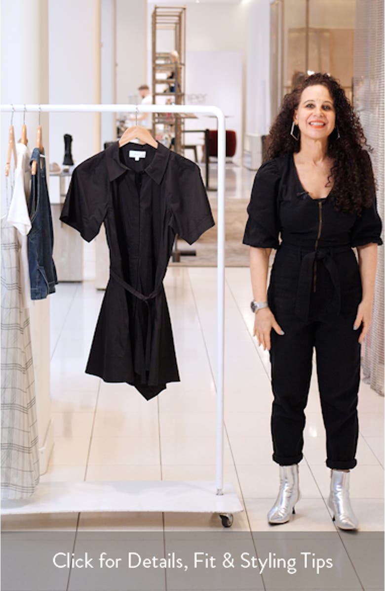 Julie Cotton Mini Shirtdress, sales video thumbnail