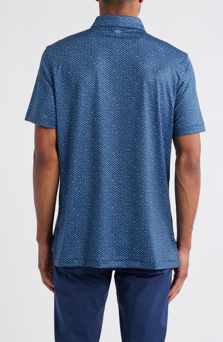 Peter Millar Sidecar Performance Jersey Polo, Alternate, color, Navy