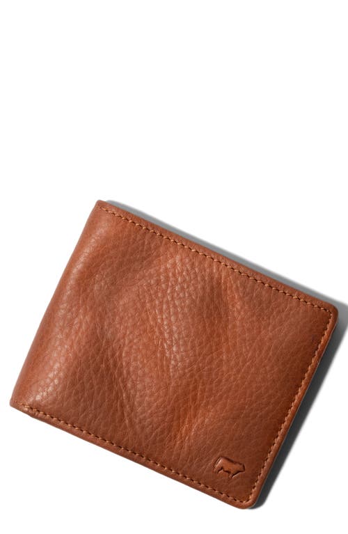 Will Leather Goods Classic Leather Bifold Wallet In Brown