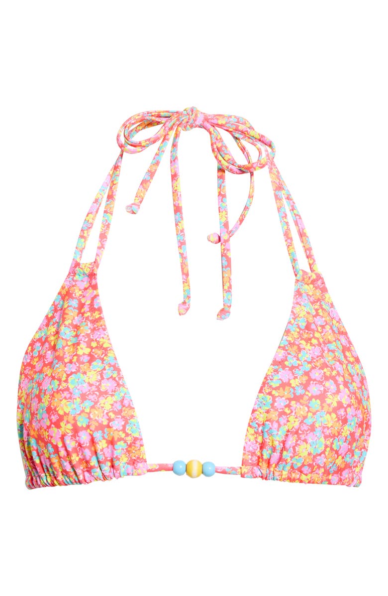 Kulani Kinis Halter Bikini Top, Alternate, color, Bubble Pop