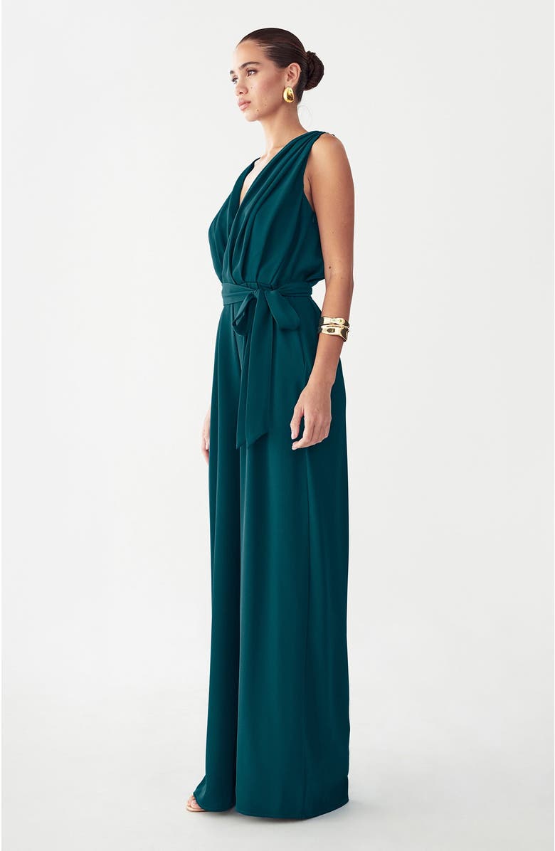 BWLDR Alina Jumpsuit, Alternate, color, Teal