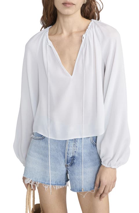The Silk Balloon Top