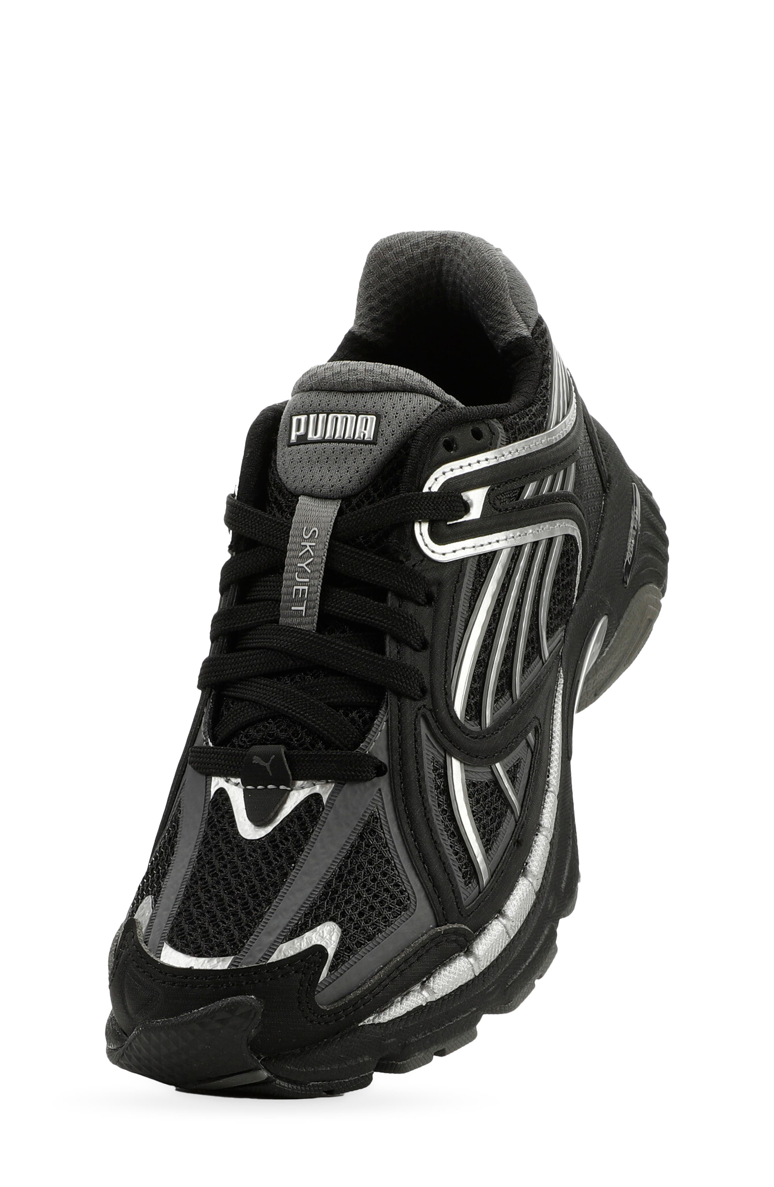 PUMA Kids' Skyjet Sneaker, Alternate, color, Puma Black/ Dark Gray/ Silver