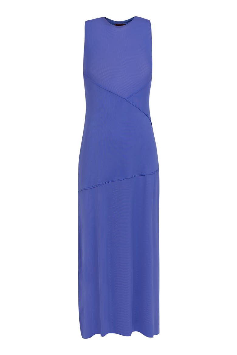 Taly Mesh Cover-Up Midi Dress, Alternate, color, BLUE