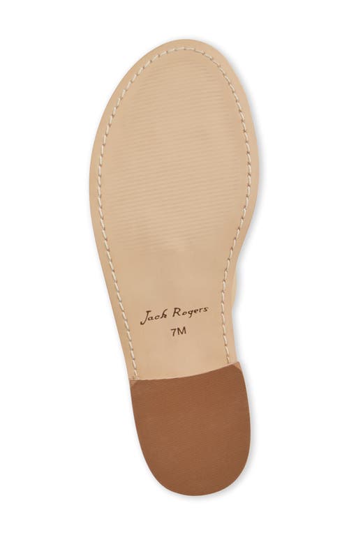 Shop Jack Rogers Cay Flip Flop In Gold/natural