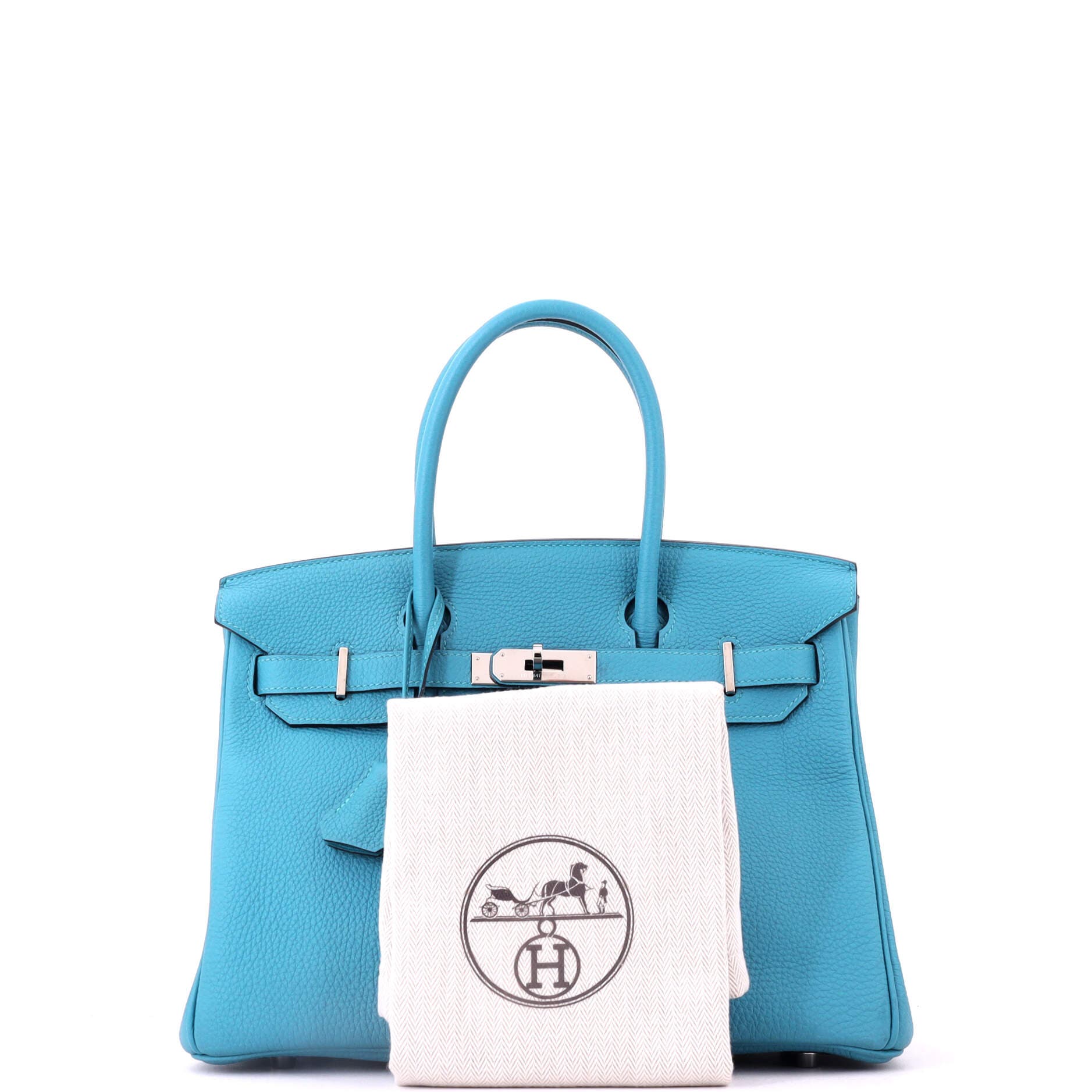 Birkin Handbag Blue Togo with Palladium Hardware 30, Alternate, color, Blue