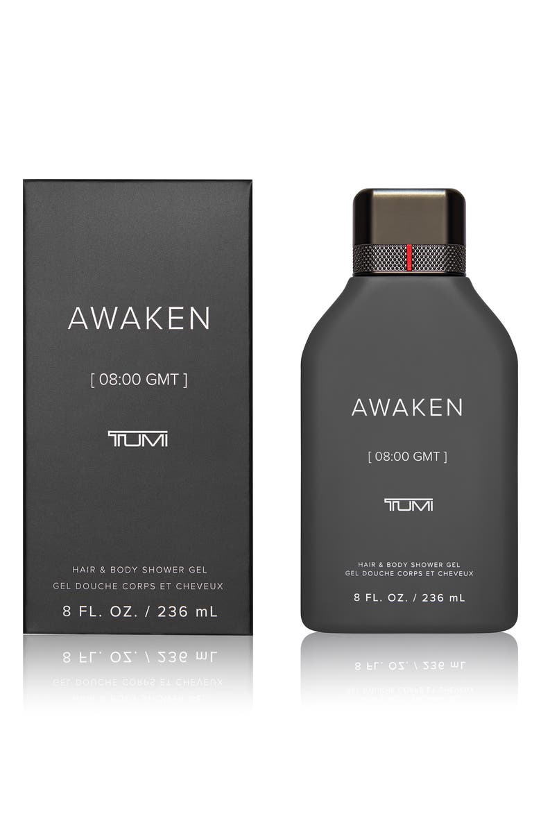 TUMI Awaken [08:00 GMT] Hair & Body Shower Gel, Alternate, color, 