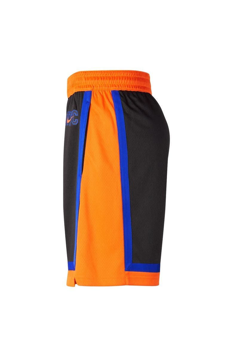 Nike Men's Nike Black New York Knicks 2022/23 City Edition Swingman Shorts, Alternate, color, 