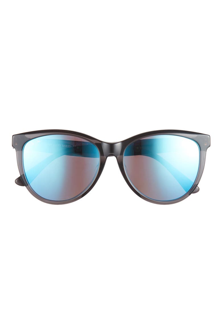 56mm Core Cat Eye Polarized Sunglasses, Main, color, GREY GREY BLUE