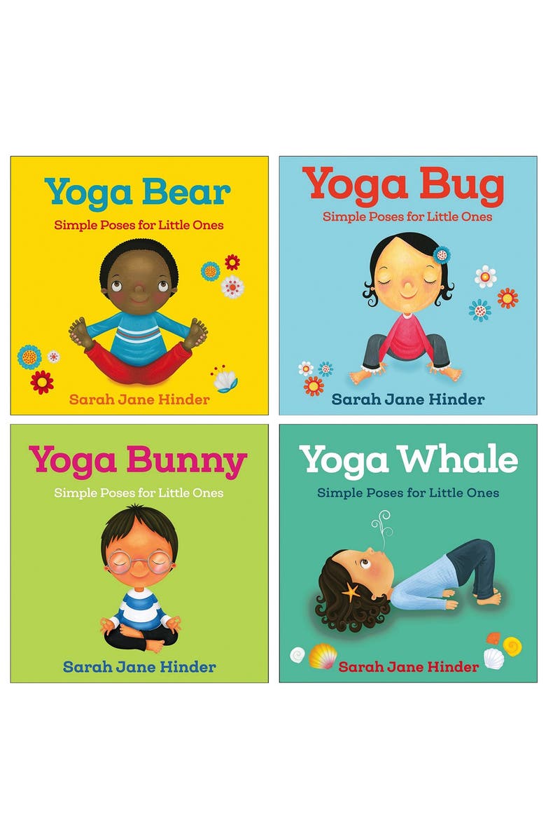 Kaplan Early Learning Company Toddler Yoga Warm Up and Mindfulness Board Book Set, Main, color, Multicolored