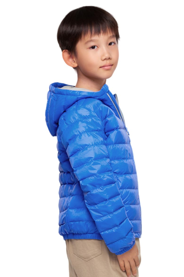 Kids' Ultra Light Quilt Packable Down Jacket, Alternate, color, Blue