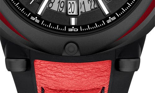 Ducati Corse Partenza Leather Strap Chronograph Watch, 49mm