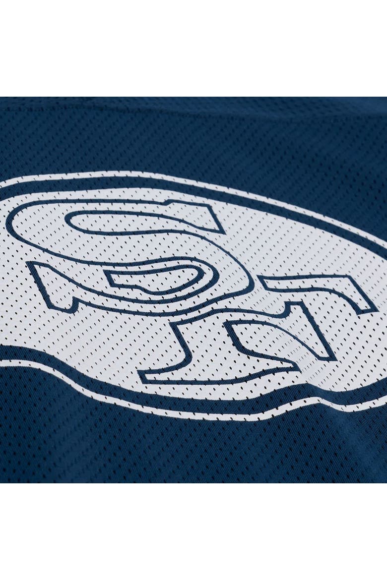 Unisex Mitchell & Ness x Levi's Jerry Rice Navy San Francisco 49ers Legacy Jersey, Alternate, color, Navy