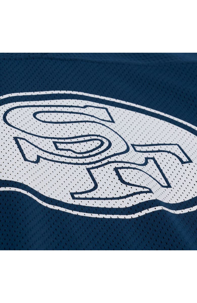 Mitchell & Ness Unisex Mitchell & Ness x Levi's Jerry Rice Navy San Francisco 49ers Legacy Jersey, Alternate, color, Navy