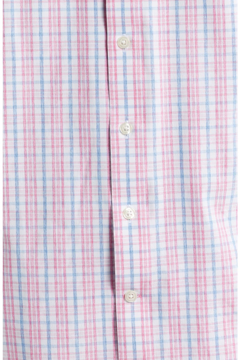 Tinsley Plaid Everyday Performance Button-Down Shirt, Alternate, color, SNAPPER