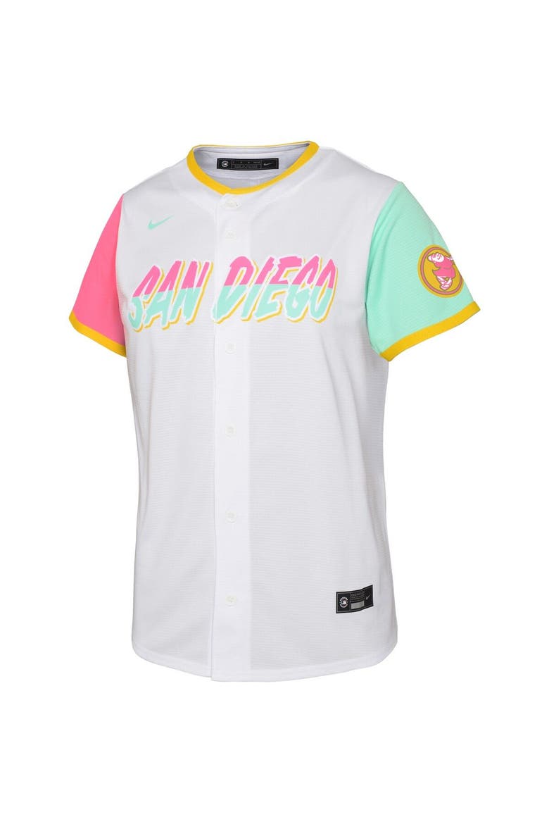 Toddler Nike White San Diego Padres City Connect Replica Team Jersey, Alternate, color, White