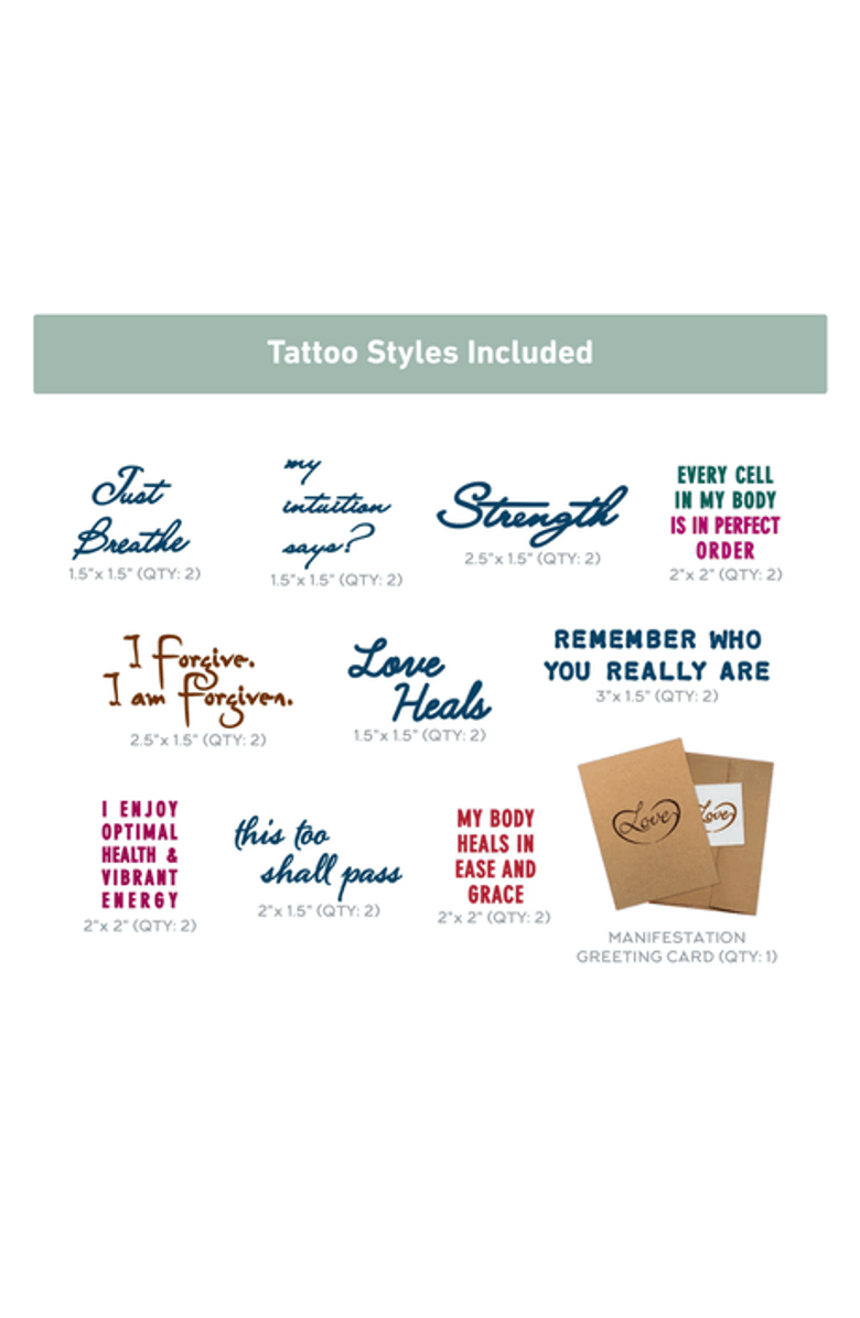 Conscious Ink Heal Conscious Ink Starter Kit, Alternate, color, Whiate