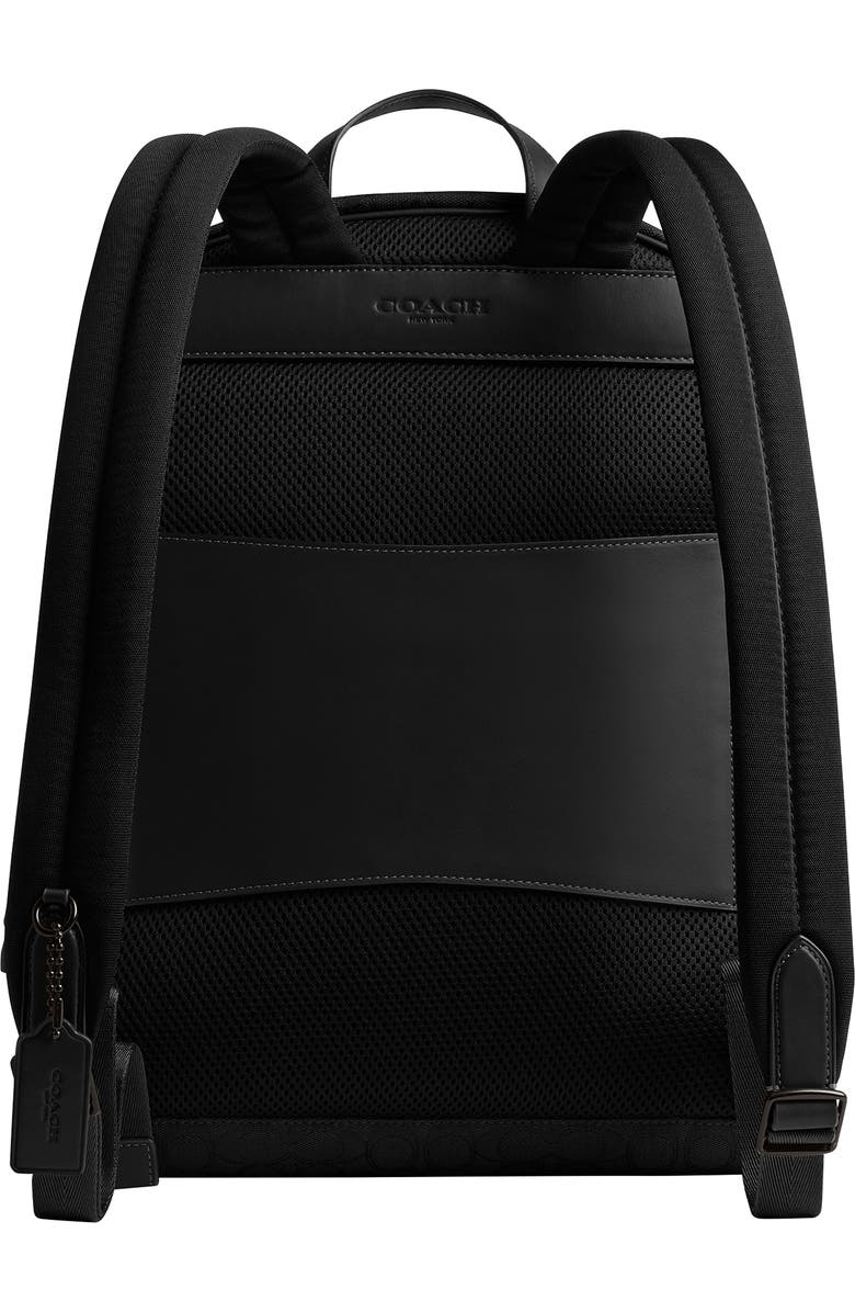 COACH Theo Logo Jacquard Backpack, Alternate, color,