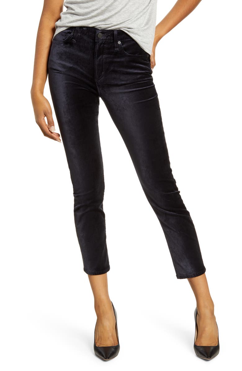 Citizens of Humanity Harlow Ankle Slim Velvet Pants, Main, color,