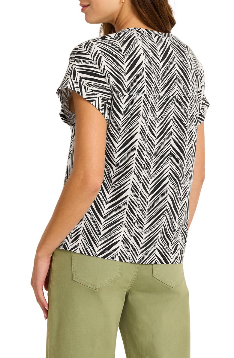 Tommy Bahama Kauai Seaside Sketch V-Neck T-Shirt, Alternate, color, Black