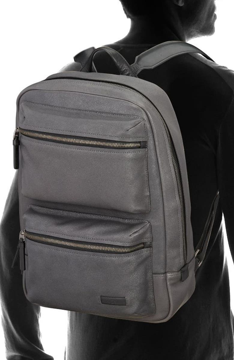 TUMI 'Mission - Bryant' Leather Backpack, Alternate, color,