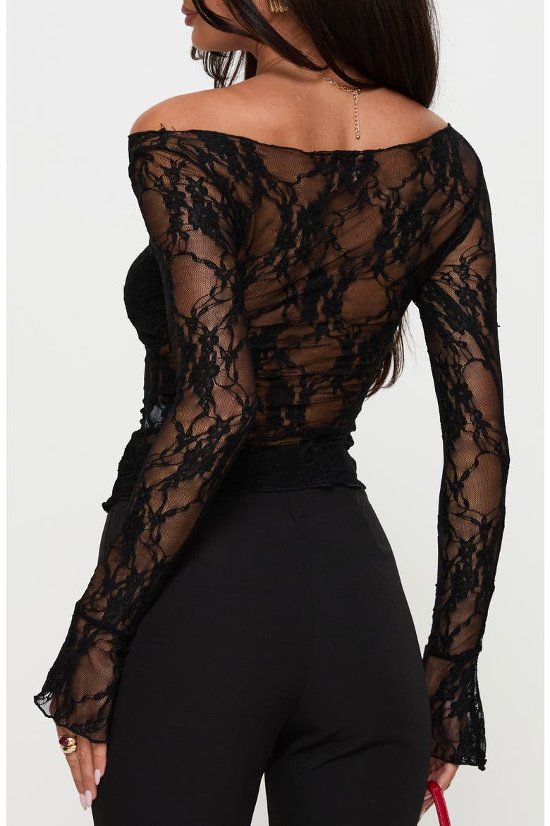 Junah Lace Top, Alternate, color, BLACK