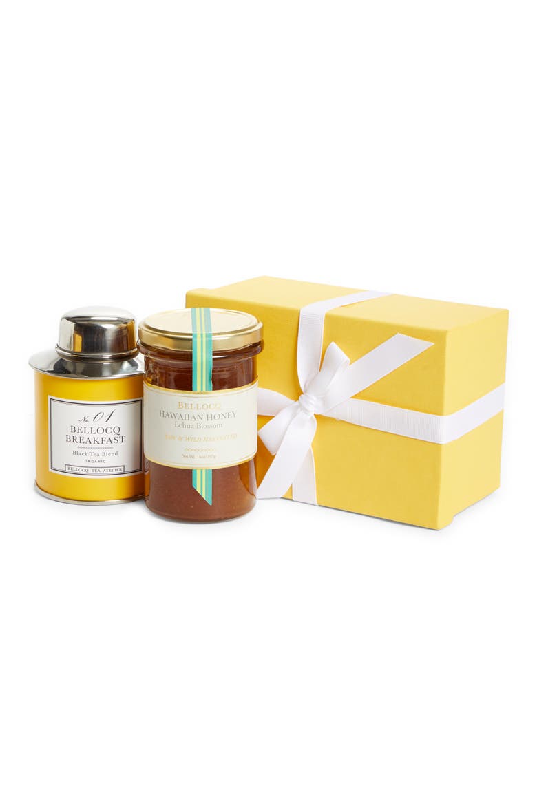 Sweet Blossom Honey & Morning Tea Collection Gift Set, Main, color, NO COLOR