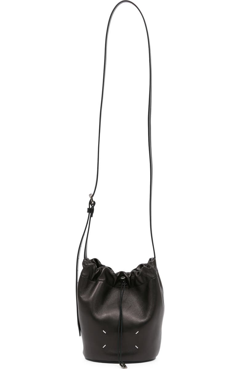 Maison Margiela Belt Leather Crossbody Bag, Alternate, color, Black/ Black/ Black