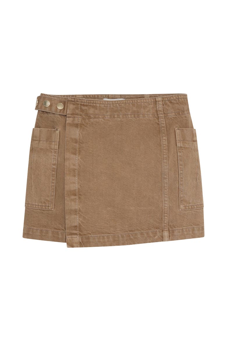 Selina Wrap Skirt, Main, color, Savannas