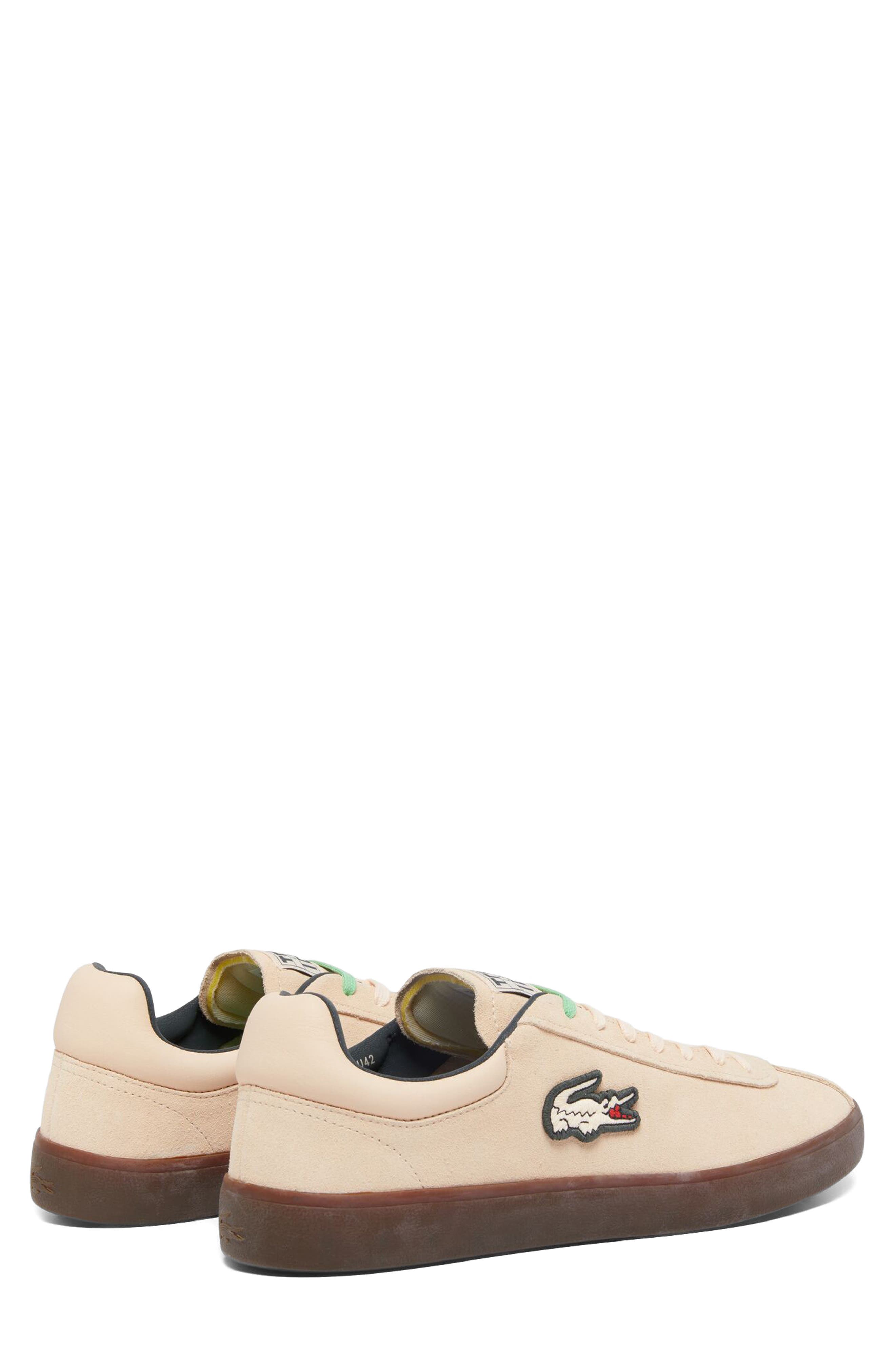 Lacoste Baseshot Sneaker, Alternate, color, Light Pink/ Dark Gum