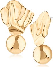 JARDIN Molten Drop Statement Earrings