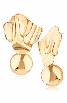 JARDIN Molten Drop Statement Earrings