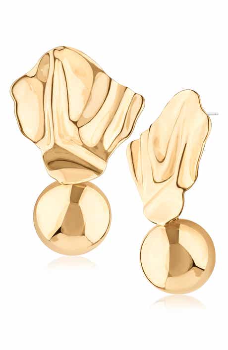 JARDIN Molten Drop Statement Earrings