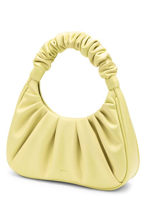 Jw Pei Gabbi Ruched Faux Leather Hobo In Yellow